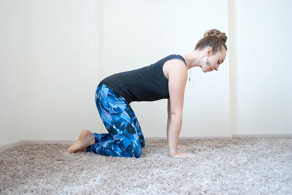 Step 3: Rise to standing position